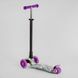 Самокат А 25535/ 779-1333 MAXI "Best Scooter" (1) пластмасовий, 4 колеса PU, СВІТЛО, трубка керма алюмінієва, d = 12см, в коробці 78795 фото 3