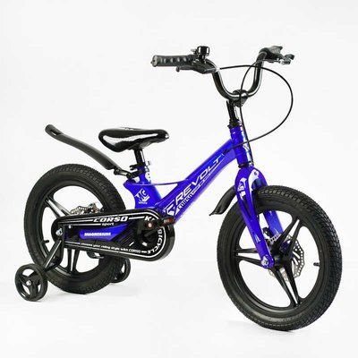 Велосипед 16" дюймів 2-х колісний Corso &laquo;REVOLT&raquo; MG-16469 (1) МАГНІЄВА РАМА, ЛИТІ ДИСКИ, ДИСКОВІ ГАЛЬМА, зібран на 75 138646 фото
