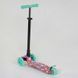 Самокат А 25600 /779-1343 MAXI "Best Scooter" (1) пластмассовый, 4 колеса PU, СВЕТ, трубка руля алюминиевая, d=12см, в коробке 83272 фото 3