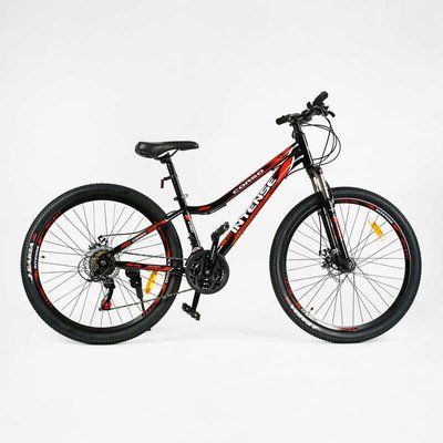 Велосипед Спортивний CORSO &laquo;INTENSE&raquo; 26" дюймів NT-26573 (1) рама сталева 13&rsquo;&rsquo;, обладнання SAIGUAN 21 швидкість, зібран на 75% 137778 фото