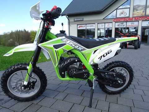 Купити МІНІ-КРОС Asix 706 2T 50 СМ3 E-START зелений Asix-706 ES 1