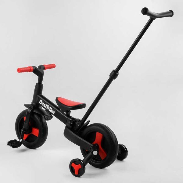 Велосипед-трансформер Best Trike 23031 (1) колеса PU 10'', батьківська ручка, знімні педалі 105223 фото