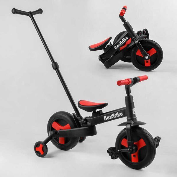 Велосипед-трансформер Best Trike 23031 (1) колеса PU 10'', батьківська ручка, знімні педалі 105223 фото