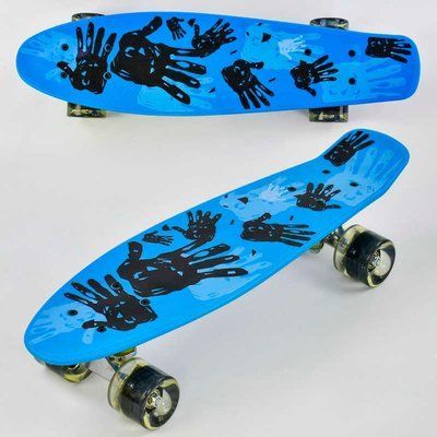 Скейт Р 10960 (8) Best Board, дошка = 55см, колеса PU, світло, d = 6см 74539 фото