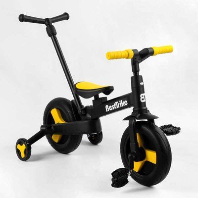 Велосипед-трансформер Best Trike 58195 (1) колеса PU 10&rsquo;&rsquo;, родительская ручка, съемные педали 105224 фото