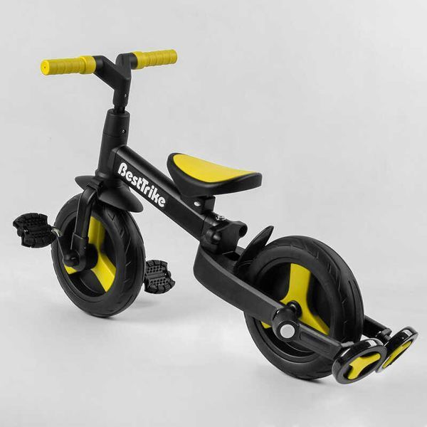 Велосипед-трансформер Best Trike 58195 (1) колеса PU 10&rsquo;&rsquo;, родительская ручка, съемные педали 105224 фото