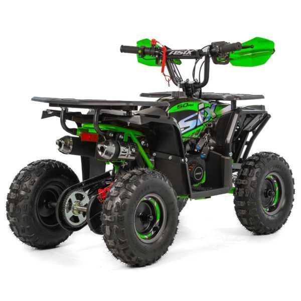 Міні квадроцикл Asix M10 E-start 2T зелений ASIX E-M10/653243 фото