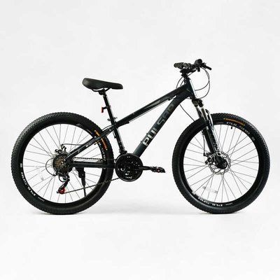 Велосипед Спортивний Corso &laquo;PULSAR&raquo; 26" дюймів PL-26140 (1) рама алюмінієва 13&rsquo;&rsquo;, обладнання Shimano 21 швидкість, зібран на 75 137779 фото