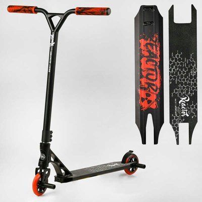 Самокат трюковый RC-33325 Best Scooter (4) "Reactor" HIC-система, ПЕГИ, алюминиевый диск и дека, колёса PU, d=110мм, ширина руля 55 см 112772 фото