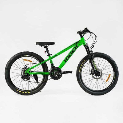 Велосипед Спортивний Corso 24" дюйми &laquo;RIDER&raquo; RD-24712 (1) рама сталева 11&rsquo;&rsquo;, обладнання LTWOO A2, 21 швидкість, зібран на 75 138159 фото