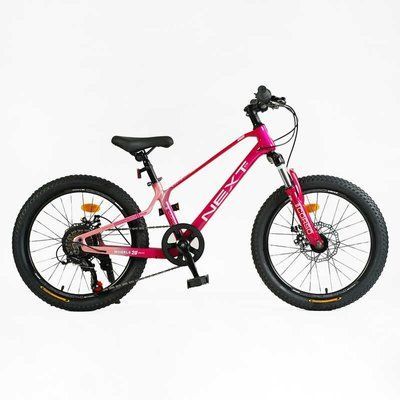 Дитячий спортивний велосипед 20" дюймів Corso &laquo;Next&raquo; NX-20203 (1) магнієва рама, Shimano Revoshift 7 швидкостей, зібраний на 75 150665 фото
