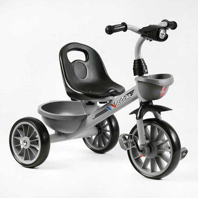 Велосипед 3-х колісний BS-18125 "Best Trike" (1) колеса EVA переднє 12&rsquo;&rsquo;, заднє 10&rsquo;&rsquo;, сталева рама, фара з музикою та світлом, 2 кошики, в коробці 147569 фото