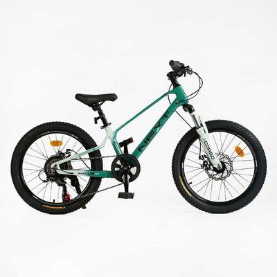 Дитячий спортивний велосипед 20" дюймів Corso &laquo;Next&raquo; NX-20426 (1) магнієва рама, Shimano Revoshift 7 швидкостей, зібраний на 75 150662 фото