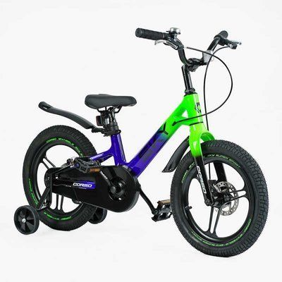 Велосипед 16" дюймів 2-х колісний Corso &laquo;Sky&raquo; SK-16365 (1) МАГНІЄВА РАМА, ЛИТІ ДИСКИ, ДИСКОВІ ГАЛЬМА, зібран на 75% 153411 фото