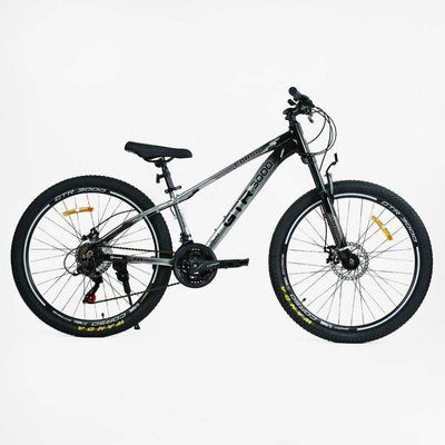 Велосипед Спортивний Corso &laquo;GTR-3000&raquo; 26" дюймів GTR-1708 (1) ГЛЯНЕЦЬ, рама алюмінієва 13``, обладнання Shimano 21 швидкість, зібран на 75% 154202 фото