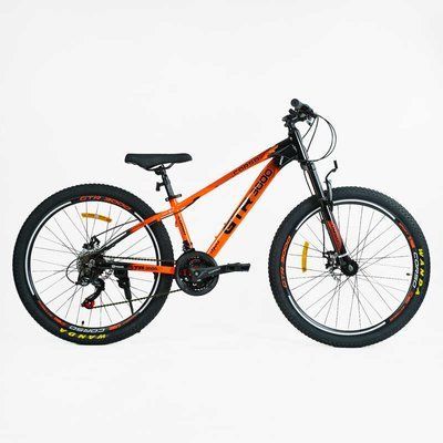 Велосипед Спортивний Corso &laquo;GTR-3000&raquo; 26" дюймів GTR-2936 (1) ГЛЯНЕЦЬ, рама алюмінієва 13``, обладнання Shimano 21 швидкість, зібран на 75% 154201 фото
