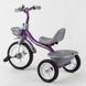 Велосипед 3-х колісний BS-4298 "Best Trike" (1) гумові колеса, переднє d = 10 '', заднє d = 8 '', дзвіночок, 2 кошики, в коробці 102416 фото 2
