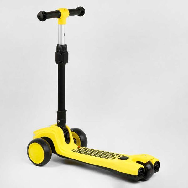 Самокат триколісний LT-13968 Best Scooter з парогенератором (6) складне кермо, ЗВУК МАШИНИ, ДИМ, СВІТЛО, пластмасовий, колеса PU 120х35мм, в коробці 111440 фото