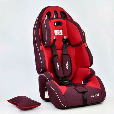 Автокресло универсальное G 4566 (2) Цвет красный 9-36 кг, с бустером, Joy 69075 фото