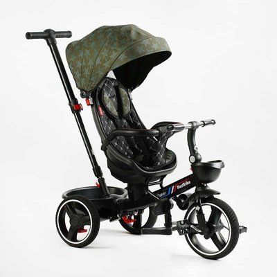 Велосипед 6390 &ndash; 12-020 BestTrike "Oscar" (1) ПОВОРОТНОЕ СИДЕНИЕ, СКЛАДНОЙ РУЛЬ, КОЛЕСА С ПРОРЕЗИНЕННЫМ PU, КОРЗИНКА, ТЕЛЕСКОПИЧЕСКАЯ РУЧКА 138541 фото